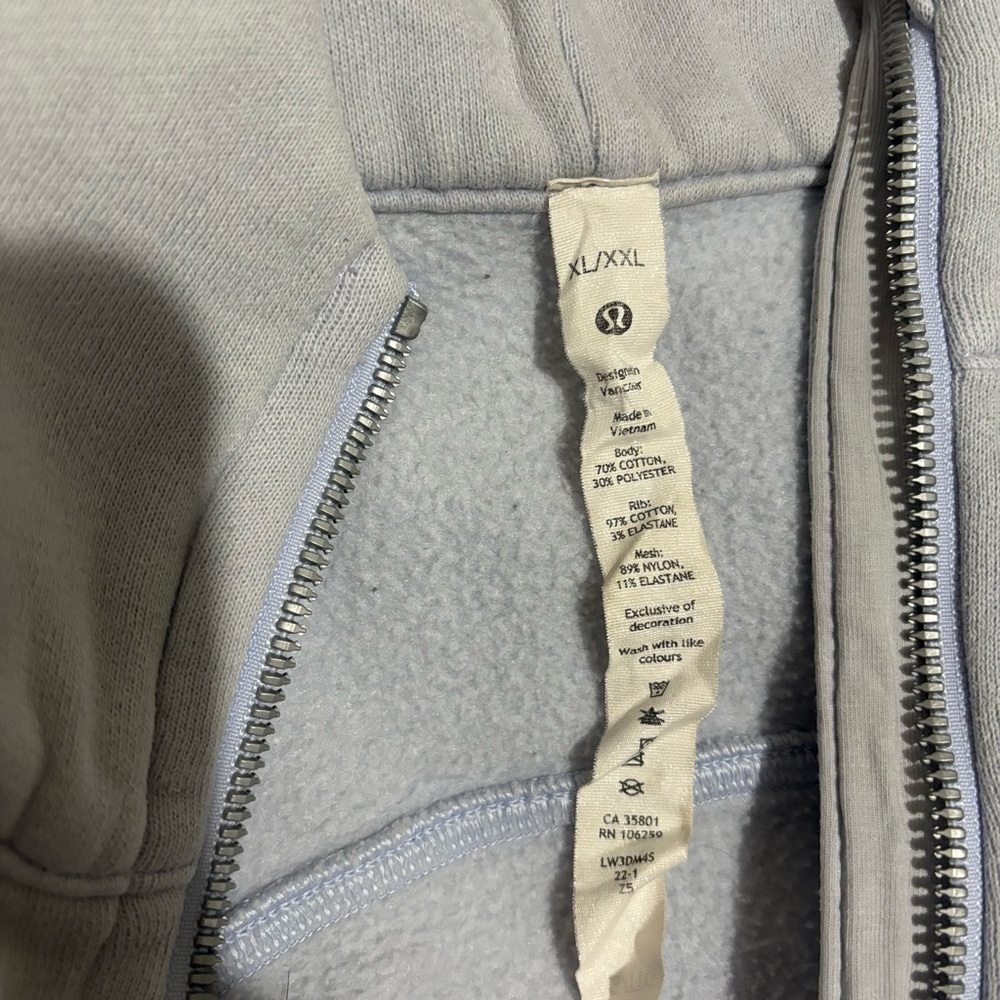 ✨Lululemon Scuba Half Zip Hoodie Sweater in Lilac/Purple - Picture 5 of 6